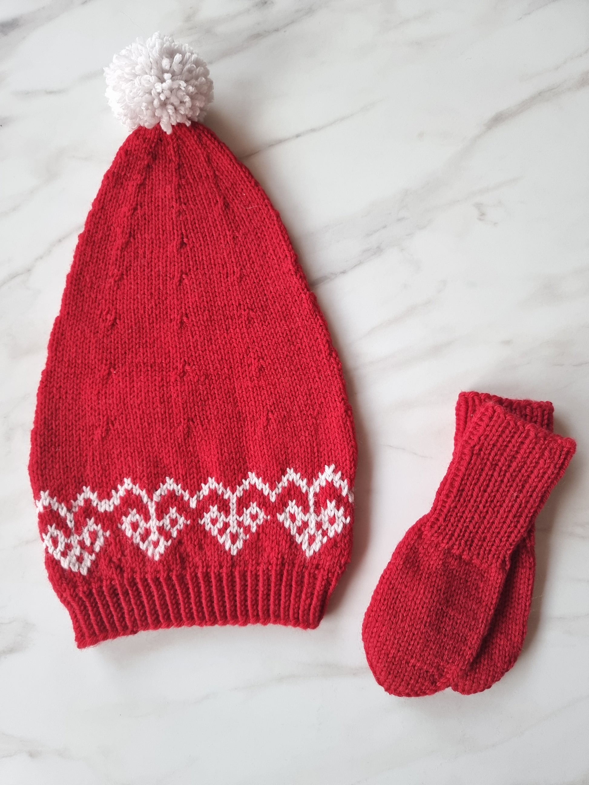 Prjónafjör Knitting - Aðventuhúfa