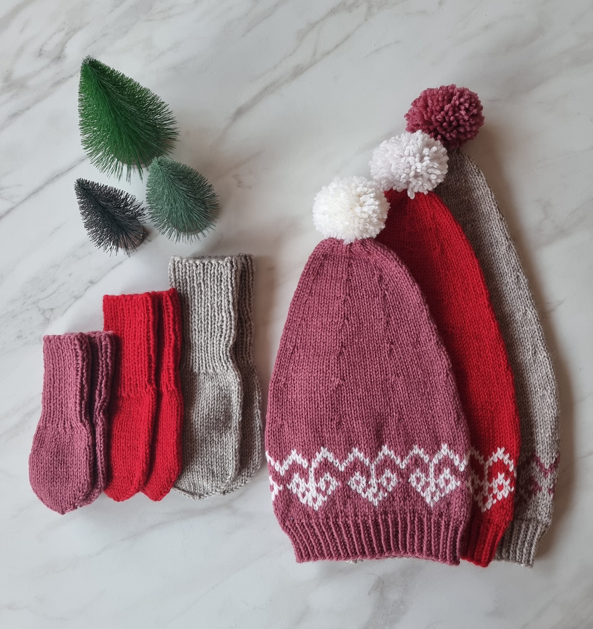 Prjónafjör Knitting - Aðventuhúfa