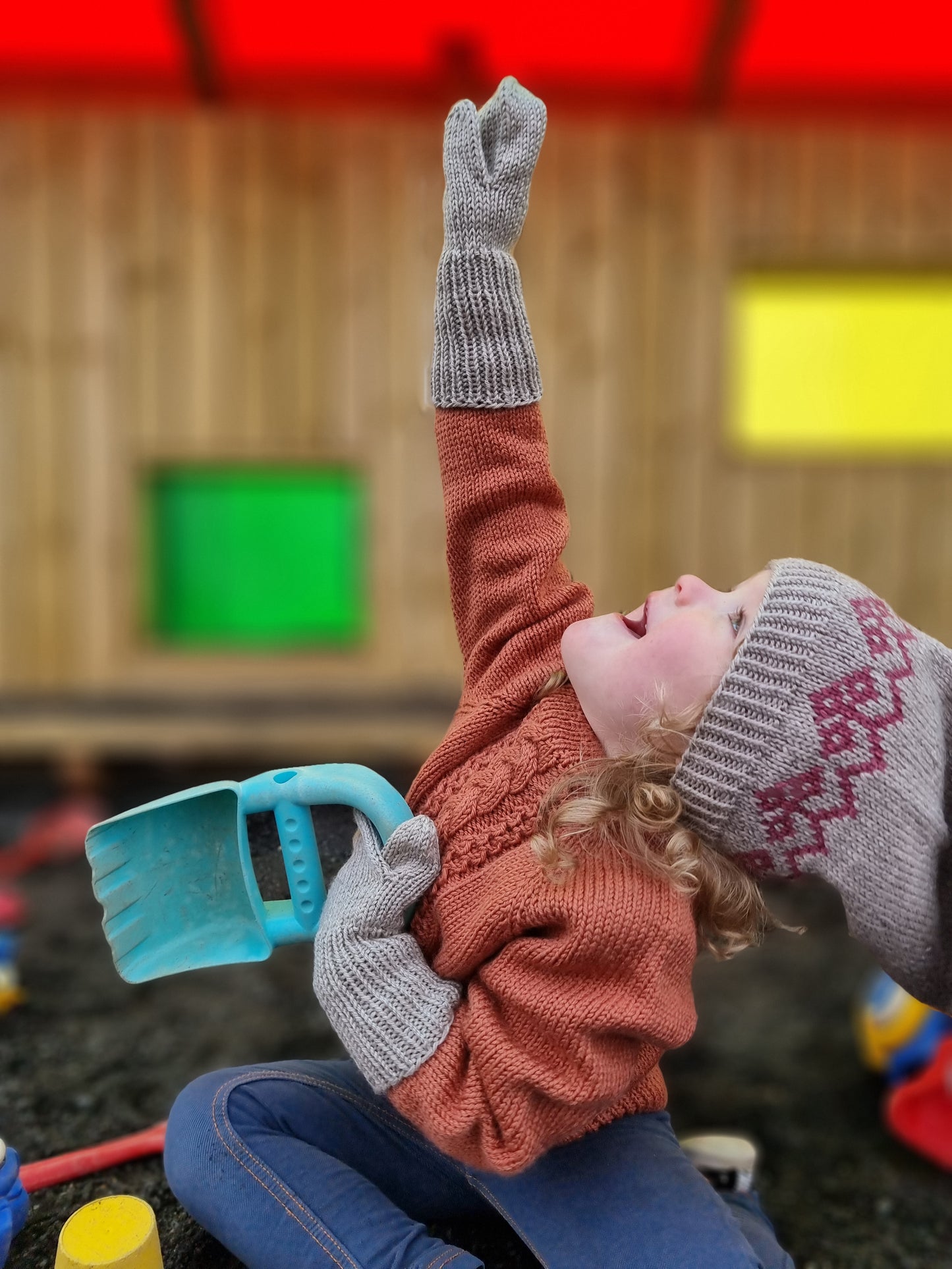 Prjónafjör Knitting - Aðventuhúfa