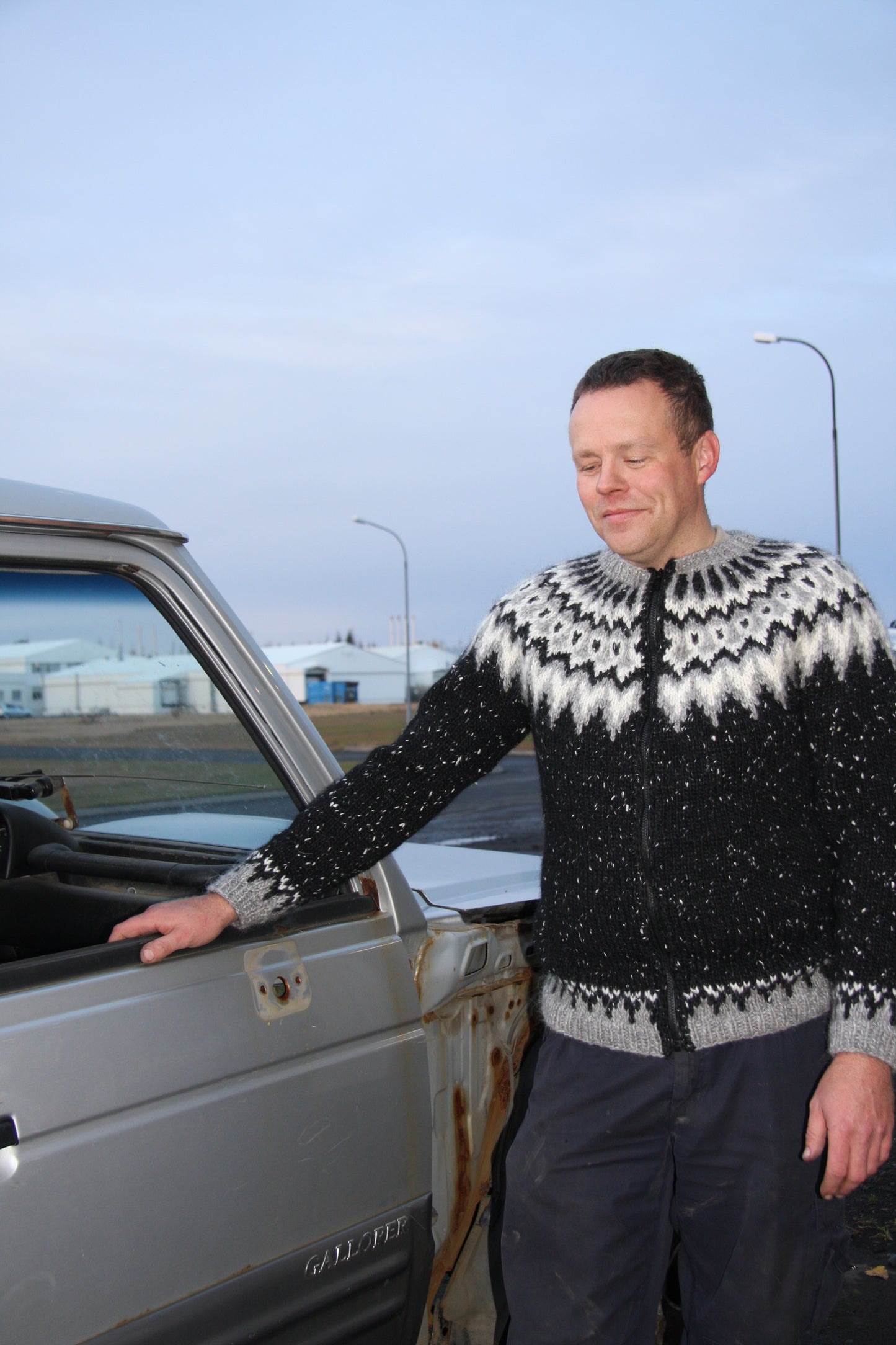 Prjónafjör Knitting - Garpur rennd peysa